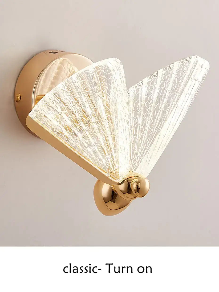 Merve - Nordisches kreatives buntes Schmetterlings-LED-Wandleuchte