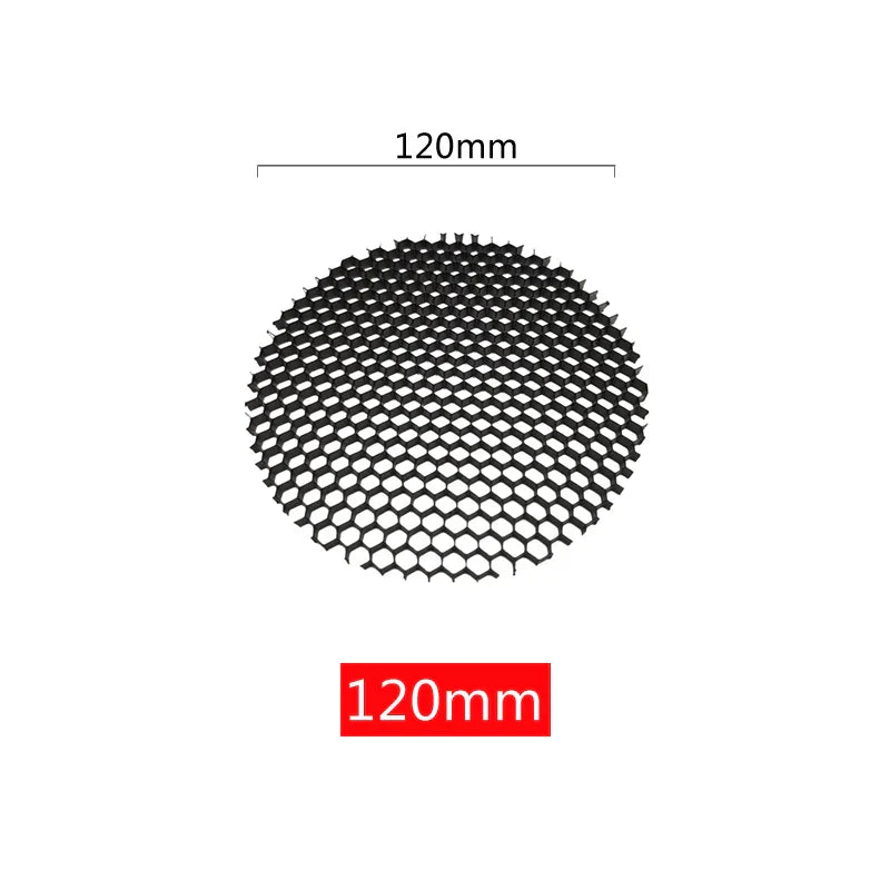 شبكة إضاءة سفلية من الألومنيوم على شكل قرص العسل من DecorBites™ لتركيبات الإضاءة الموضعية