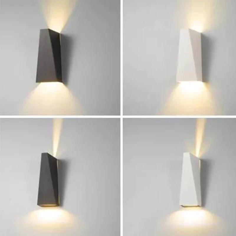 DecorBites™ Dual Head 10W LED Wall Lamp for Bedroom Foyer, Waterproof Modern Outdoor Fixture