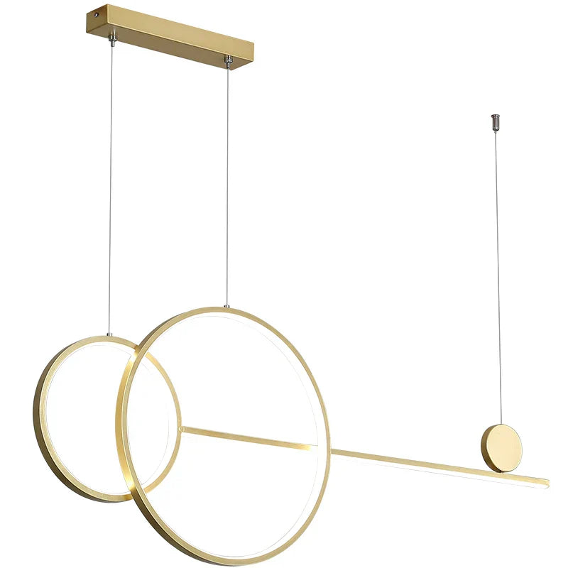 Decorbites™ Lineares Ring-Lüster | LED-Beleuchtung für Kücheninsel und Esszimmer