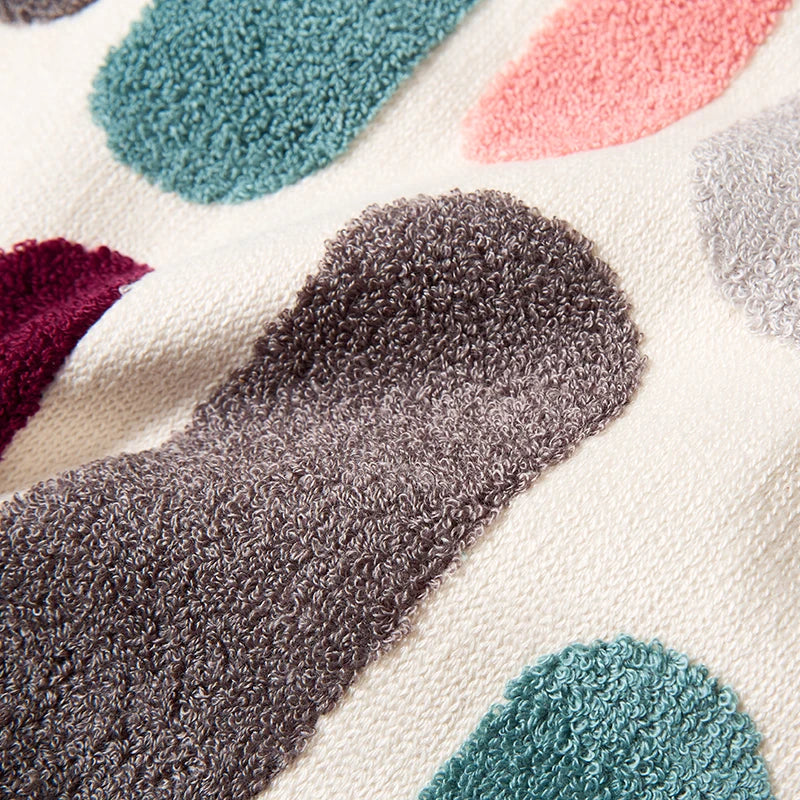 DecorBites™ Embroidered Floral Dot Pillow Cover for Cozy Home Decor