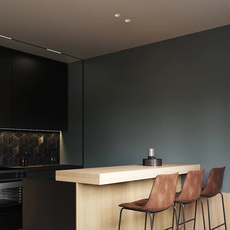 DecorBites™ 7.5 سم إضاءة LED مدمجة في السقف لغرفة المعيشة وغرفة النوم