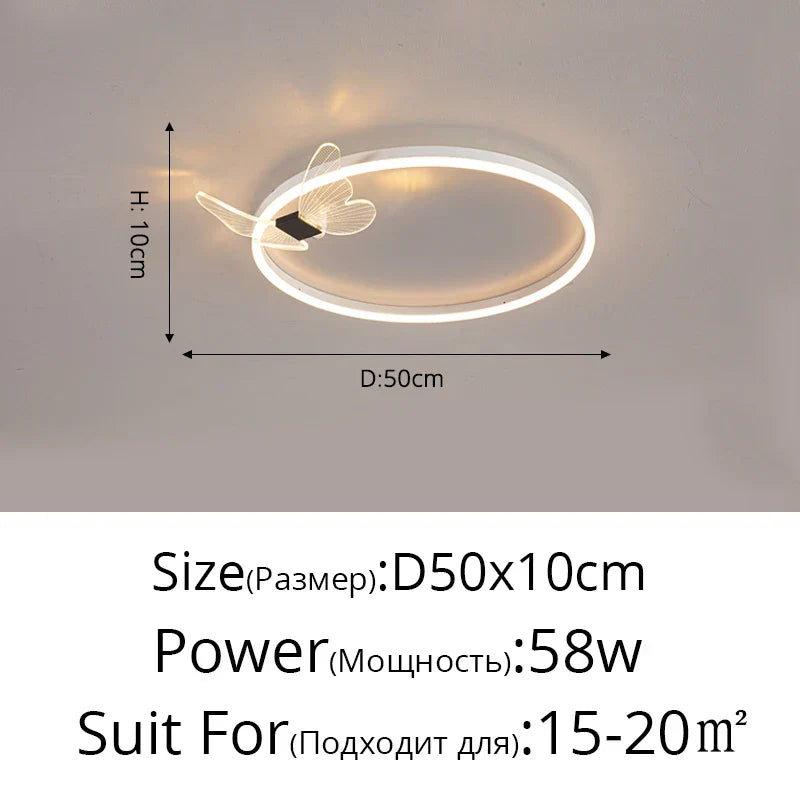 DecorBites™ LED Chandelier: Modern Indoor Lighting for Bedroom, Study, Living Room - Luster Lamps