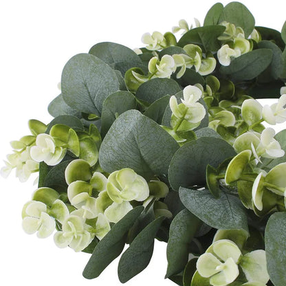 DecorBites™ Eucalyptus Leaf Wreath - Home Decor, DIY, Wedding, Holiday & Living Room Accessory