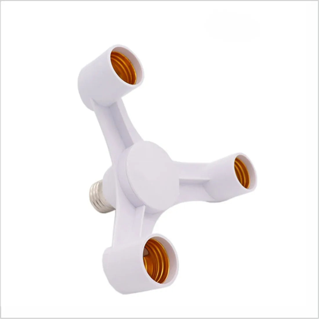 DecorBites™ 3-in-1 White E27 Lamp Holder Converter Pack - Set of 2