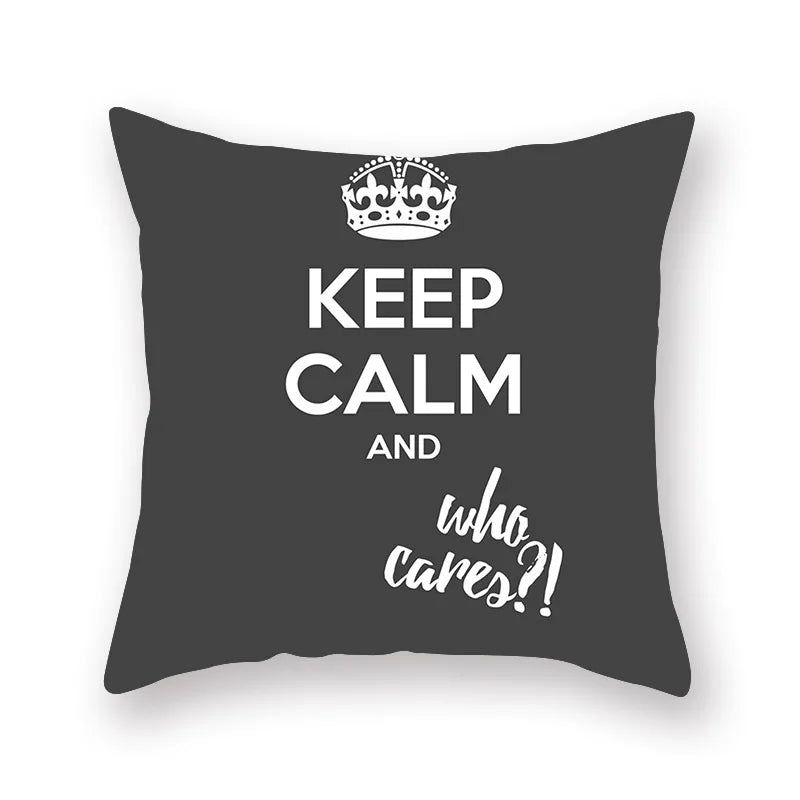 Funda de cojín geométrica negra DecorBites™ | Fundas decorativas para sofá | Cojín decorativo para sala de estar