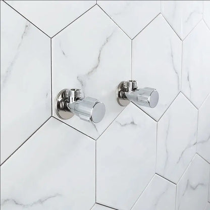 DecorBites™ Brass Triangle Valve Gold Corner Bathroom Tap Water Control 1/2*1/2 Angle valves