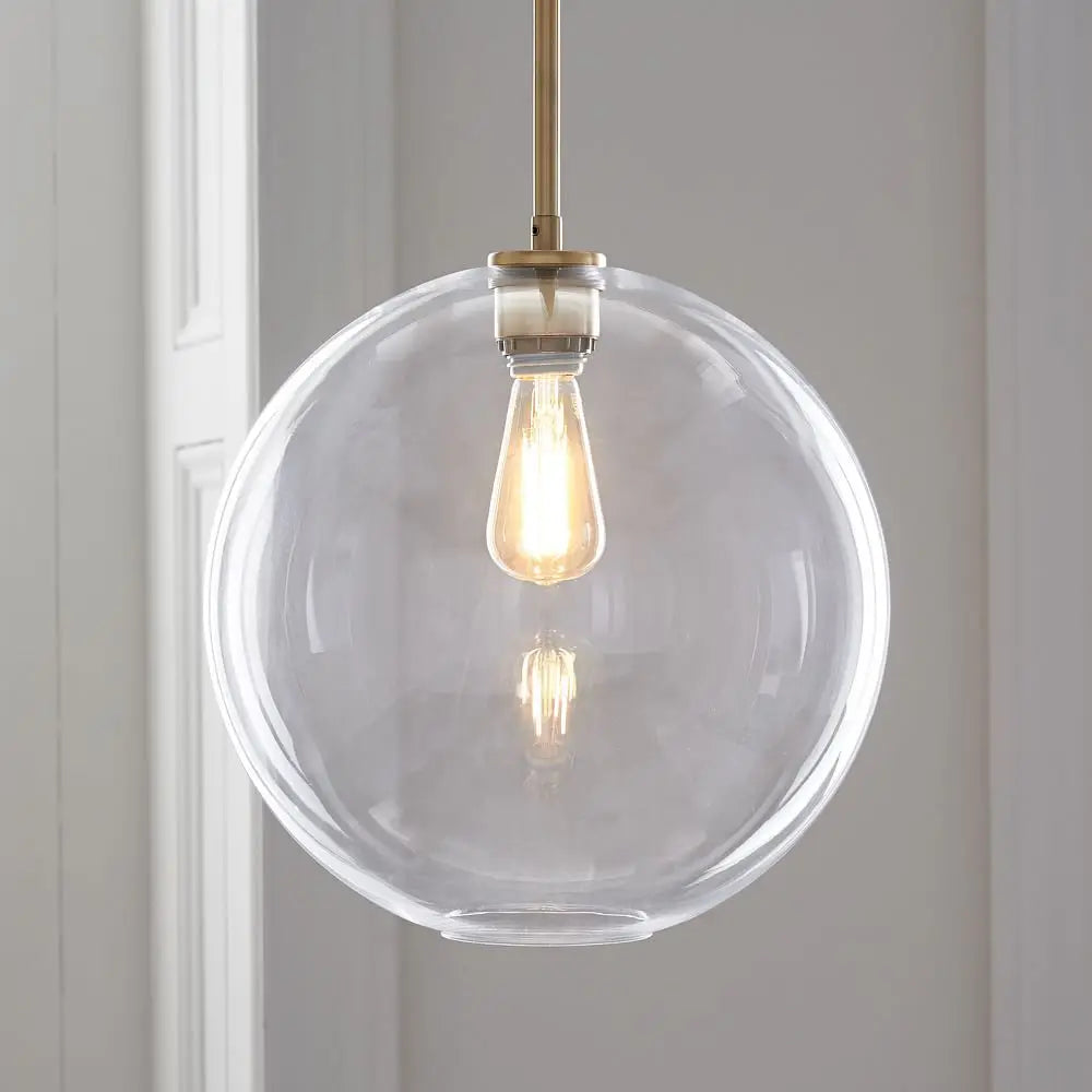 Gradient Glass Ball Chandelier Set Of 3 Gold