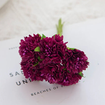 DecorBites™ Carnation Stamen Silk Flowers for Home Decor, Wedding, DIY, Gifts