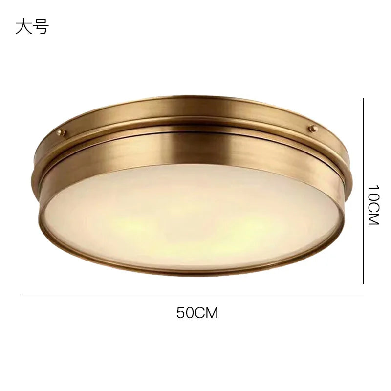 DecorBites™ Brass LED Ceiling Lights - Modern Home Lighting Flush Mount Luminaire