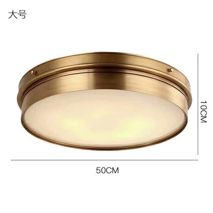 DecorBites™ Brass LED Ceiling Lights - Modern Home Lighting Flush Mount Luminaire