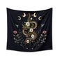 Decobites Psychedelic Snake Moon Flower Tapestry Hippie Wall Hanging Home Decor