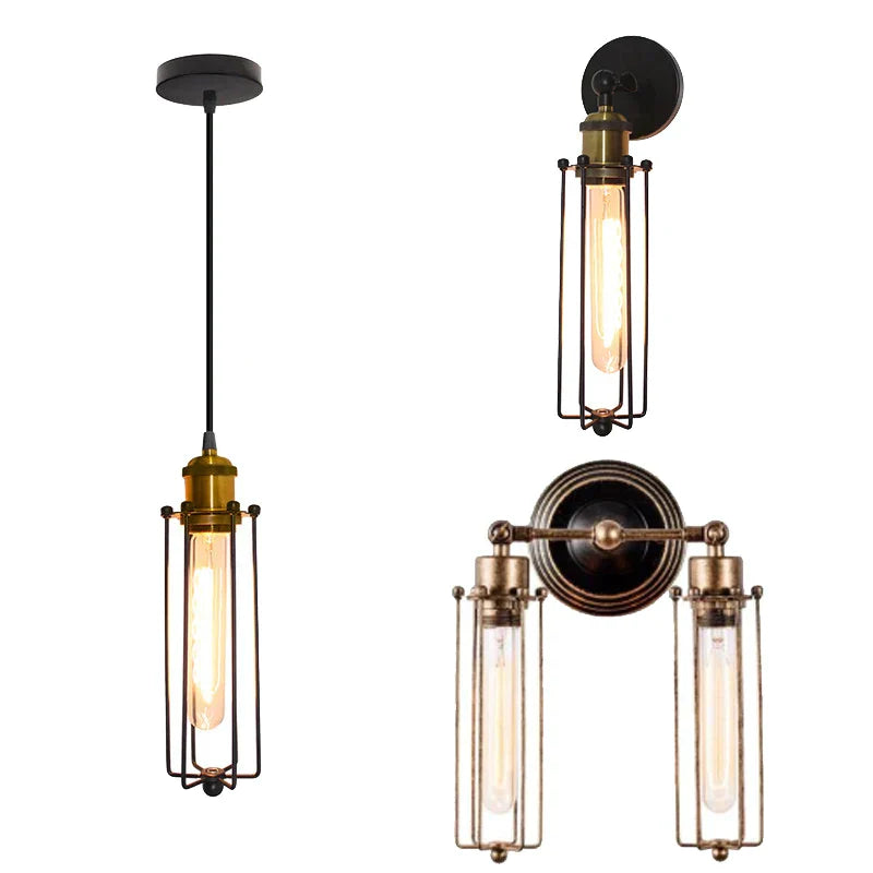 Chrome Industrial Pendant Light