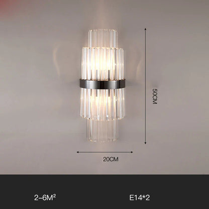 DecorBites™ Gold Black LED Wall Sconce Light for Bedroom Corridor