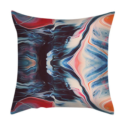 غطاء وسادة رخامي بنقش حبر تجريدي من DecorBites™ - ديكور منزلي للأريكة ومقعد السيارة