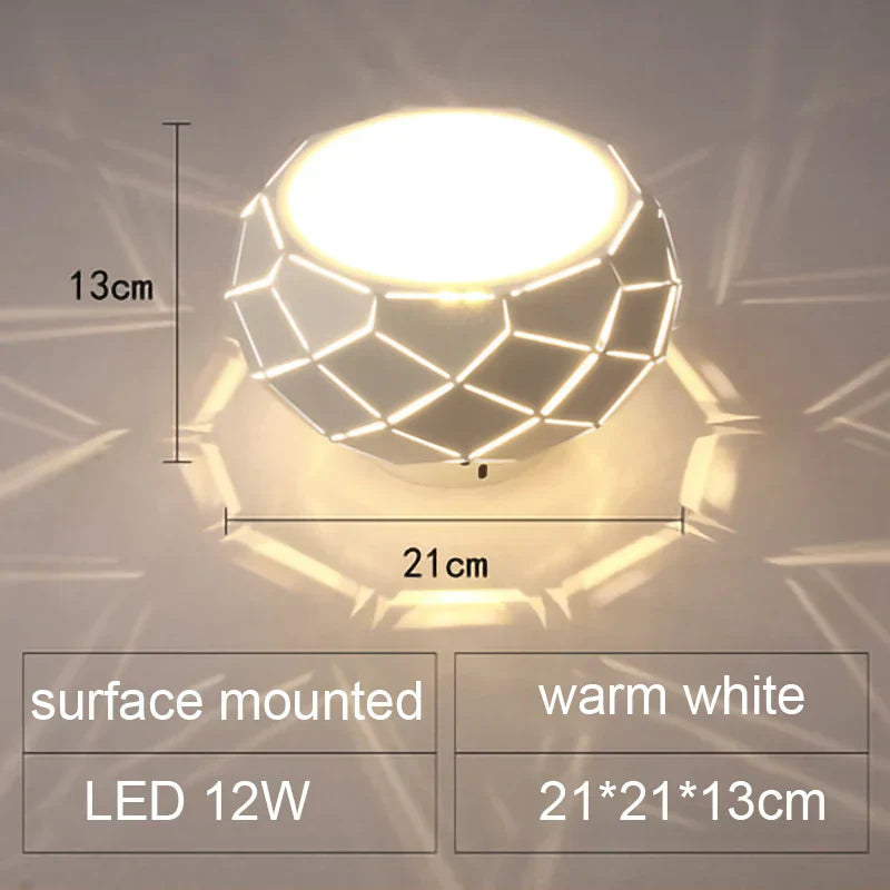 DecorBites™ LED Ceiling Light: Simplicity 5W 12W Dimmable Cylinder Lamp for Aisle Corridor