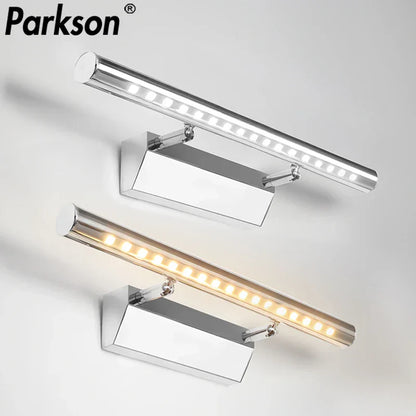 DecorBites™ LED Bathroom Wall Light Stainless Steel Makeup Mirror Lamp Fixtures