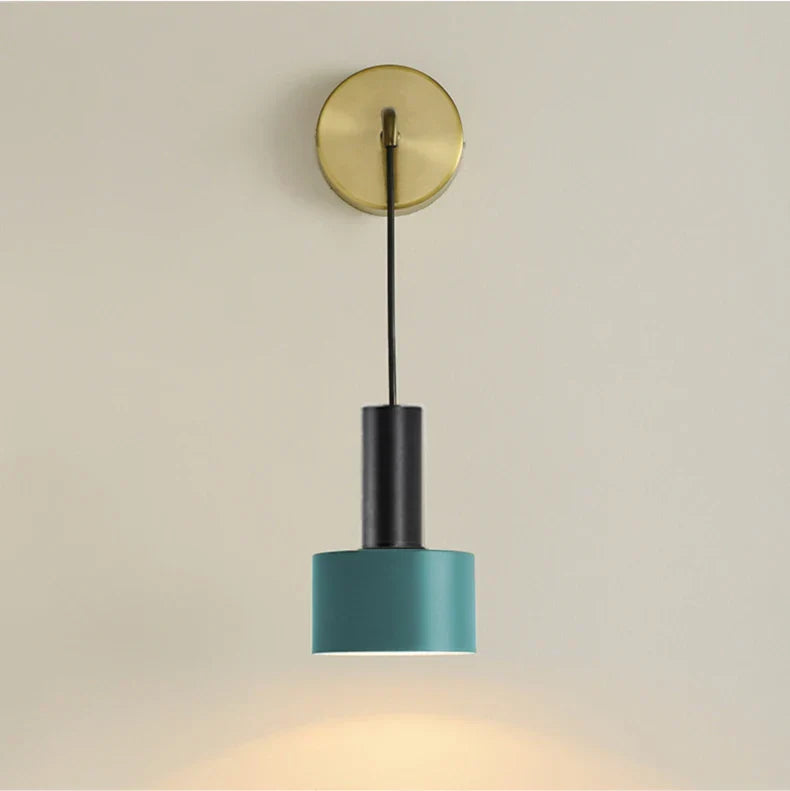 DecorBites™ Brass Wall Lamp: Minimalist Nordic Style Sconce for Living, Bathroom, Aisle Lighting