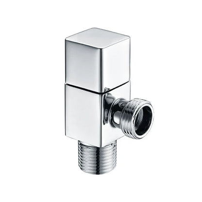 DecorBites™ Brass Black Angle Valve for Bathroom Water Control