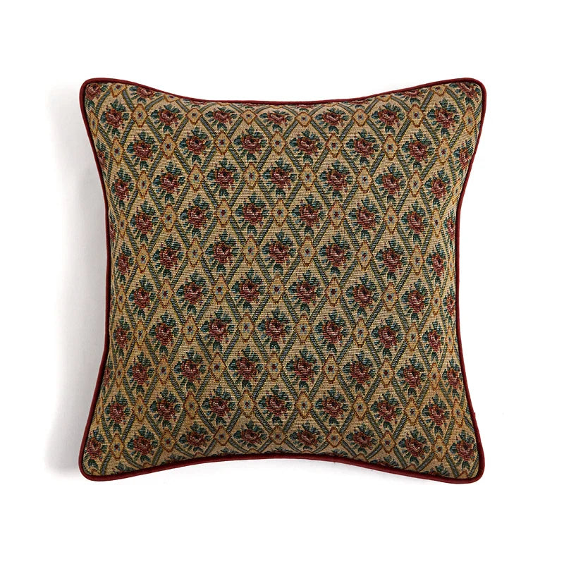 DecorBites™ American Luxe Retro Cushion Covers: Original Design Throw Pillow Case for Sofa