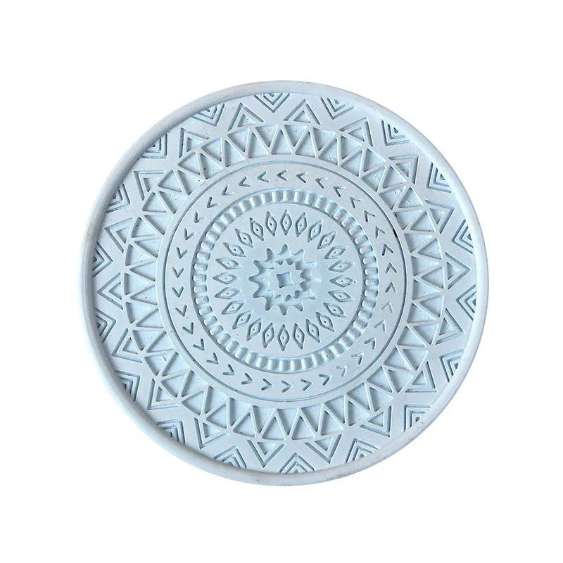 DecorBites™ Diatomite Round Coasters: Absorbent, Colourful, Fashionable Drink Mats