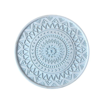 DecorBites™ Diatomite Round Coasters: Absorbent, Colourful, Fashionable Drink Mats