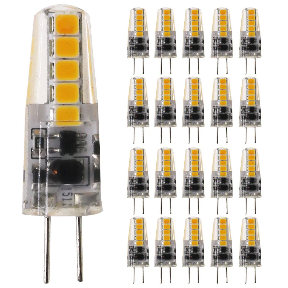 Bombilla LED DecorBites™ G4, 3 W, luz blanca fría/cálida, equivalente a halógena de 25 W, 240 lm, CA 220-240 V, 12 V