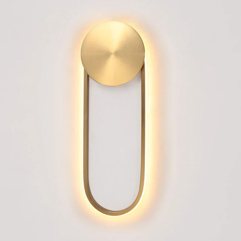 DecorBites™ LED Acrylic Metal Wall Lamp: Minimalist Nordic Sconce Light for Bedroom, Living Room