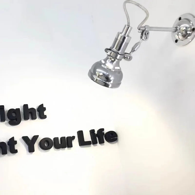 Aplique de pared industrial retro DecorBites™ de aluminio fundido, estilo medieval, para hogar, oficina o cafetería.