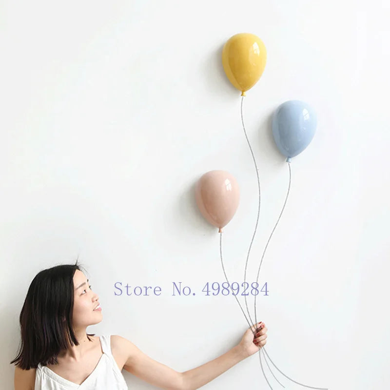 DecorBites™ Cartoon Balloon Wall Hanging Decoration for Modern Home and Children's Room