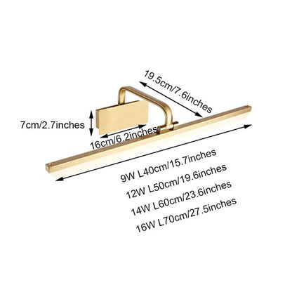 DecorBites™ Bronze LED Vanity Lights Modern Bathroom Wall Lamps