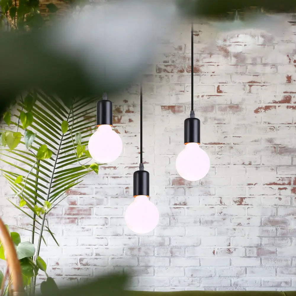 DecorBites™ Iron 3-Light Chandelier Pendant for Living Room Kitchen Restaurant