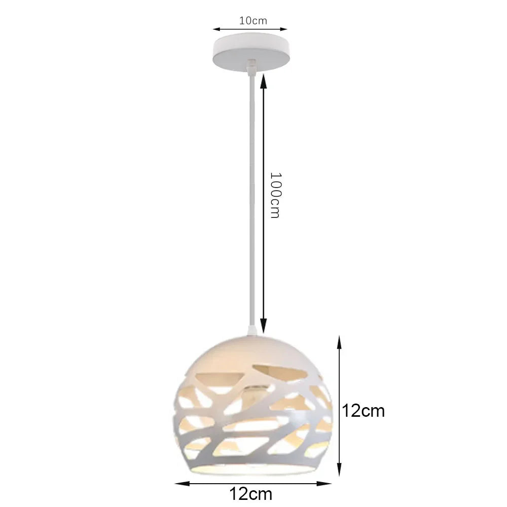 DecorBites™ Industrial Pendant Lights: Modern LED Hanging Lamps for Home Living Room Kitchen Decor