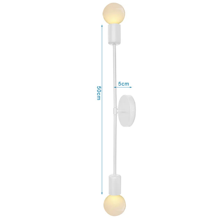 Aplique de pared LED DecorBites™ de madera, moderno, con base E27 para iluminación de pasillos