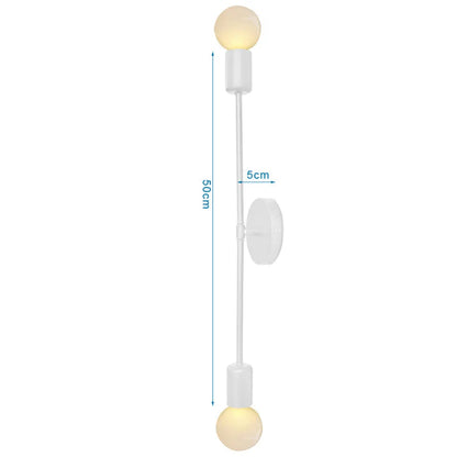 Aplique de pared LED DecorBites™ de madera, moderno, con base E27 para iluminación de pasillos