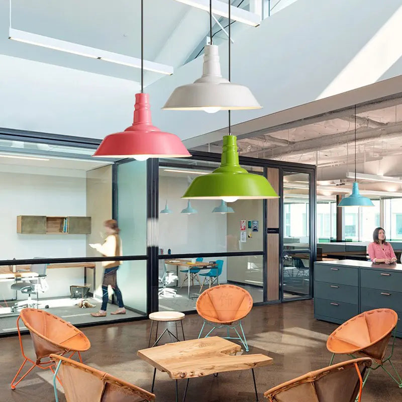 Decorbites™ Bunte LED E27 Hängelampe: Moderne Heimverbesserung für Arbeitszimmer, Schlafzimmer, Eingangsbereich