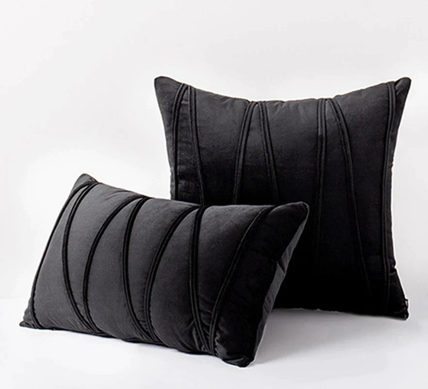 DecorBites™ Knit Short Wool Velvet Plush Pillowcase for Sofa Couch Bedroom