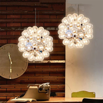 DecorBites™ Glass Bubble LED Hanging Lamp for Bedroom Living Room Bar Villa