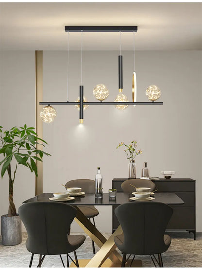 DecorBites™ LED Chandelier: Stylish Indoor Lighting for Bedroom, Living Room, Dining Room