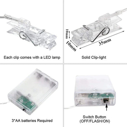 DecorBites™ LED String Lights - Christmas Party Wedding Decoration - 10m