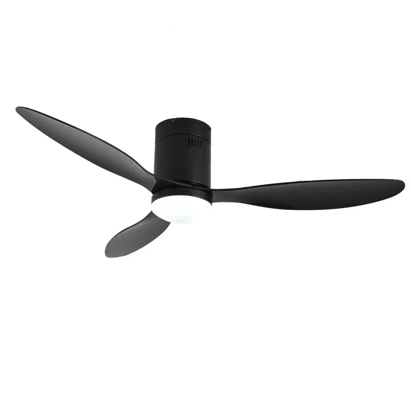 DecorBites™ Low Floor Modern LED Ceiling Fan with Remote Control, Quiet Operation
