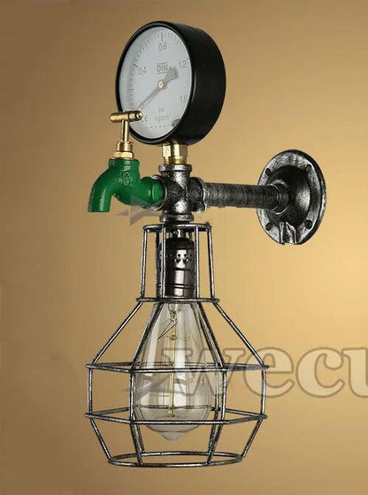 Aplique de pared industrial retro DecorBites™: Lámparas de estilo steampunk para la decoración del hogar