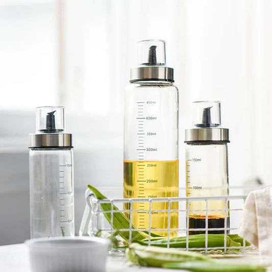 DecorBites™ Glass Condiment Bottle Set