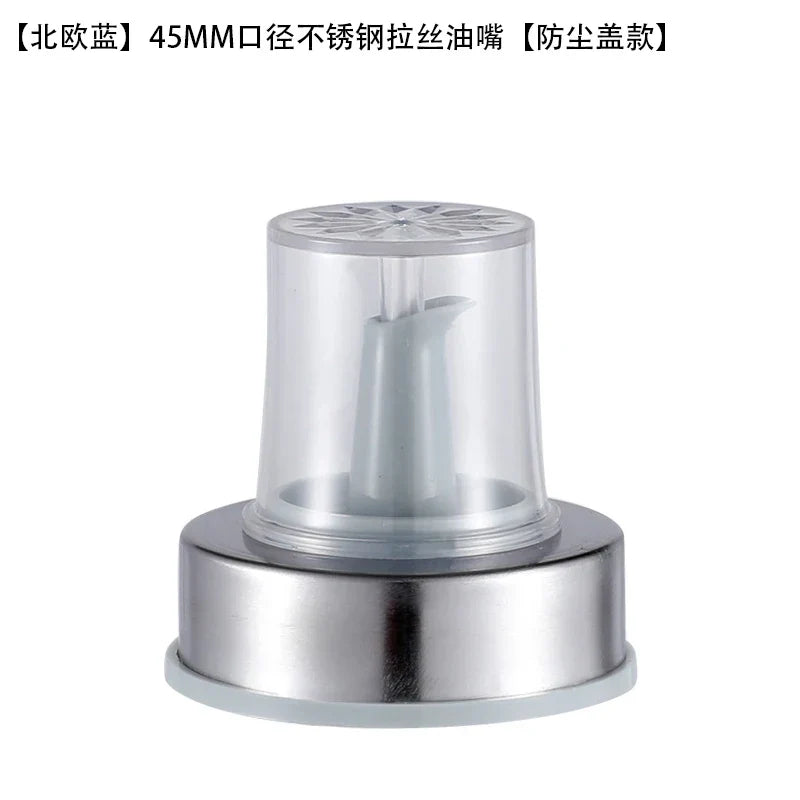 Tapón DecorBites™ para botella de condimentos - Tapa duradera para boquilla de aceite