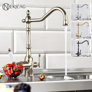 Decorbites™ Gold Küchenfilterarmatur mit 360° Drehung und dualen Wasserfunktionsmodi