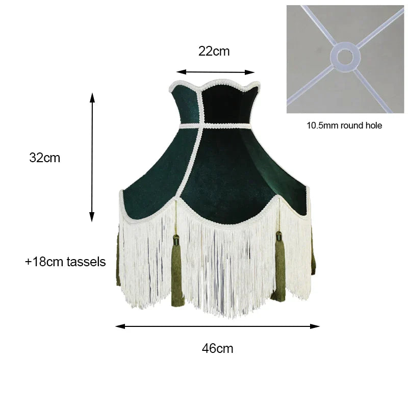 DecorBites™ Burgundy Wine Red Fabric Lampshade for Table, Floor & Pendant Light