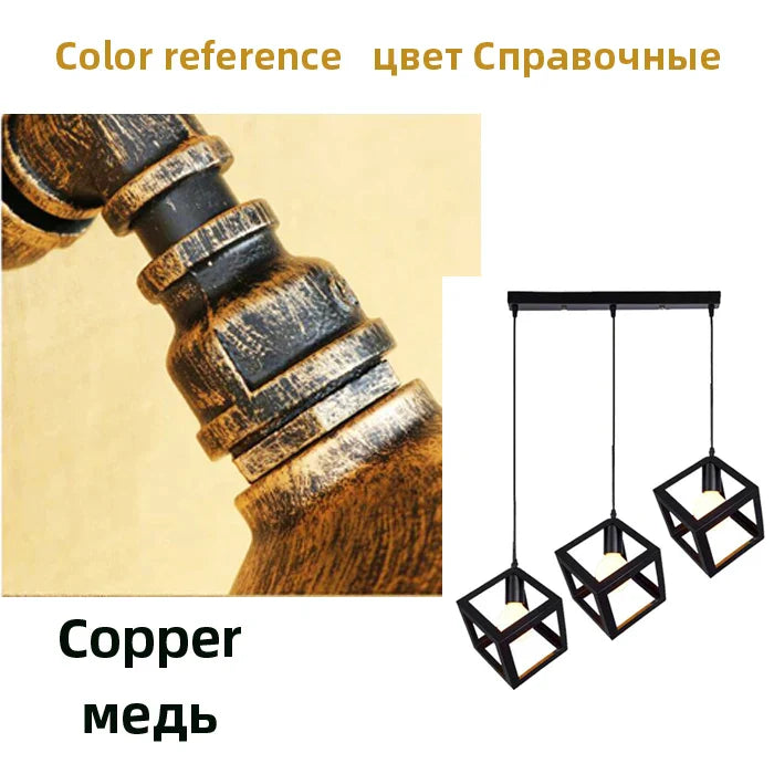 DecorBites™ Industrial Pendant Lamp: Minimalist Nordic Design for Dining Room, Bar, and Villa Decor