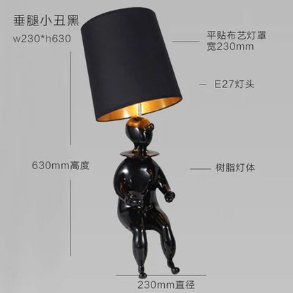DecorBites™ Clown Desk Lamp: Modern Style, Creative Design, Character Table Lighting for Bedroom.