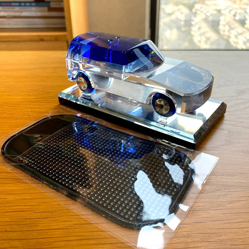 DecorBites™ Figura de coche de cristal, adorno de mesa, regalo