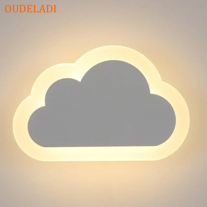 DecorBites™‎ إضاءة حائط LED على شكل غيوم أكريليكية للديكور المنزلي العصري وإضاءة غرفة النوم